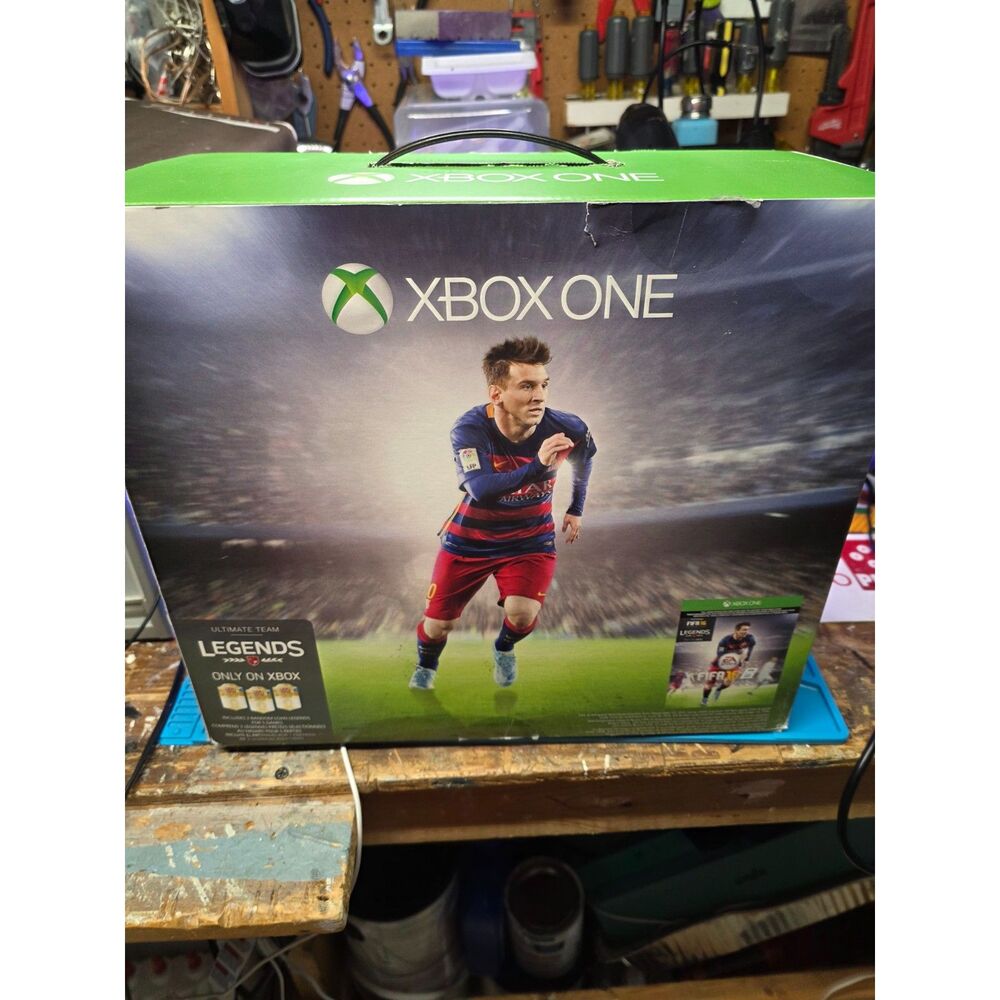 Microsoft Xbox One 1TB Fifa 16 Edition Console - Complete in Box- RARE!